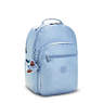 Seoul Extra Large Metallic 17" Laptop Backpack, True Blue Grey, small