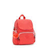 City Zip Mini Backpack, Almost Coral, small