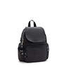City Zip Mini Backpack, Black Noir, small