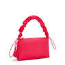 Eleni Smooth Satin Shoulder Bag, Simply Fucshia, small