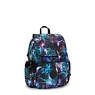 City Zip Small Printed Backpack, Spectral Orchid, small