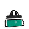 Minta Shoulder Bag, Deep Green Black Block, small
