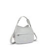 Bahar Satin Shoulder Bag, Silver Night M6, small