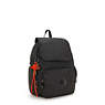 City Zip Small Printed Backpack, New Valley Black, small