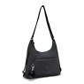 Yenna Convertible Shoulder Bag Backpack, Black Noir, small