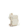 Gunne Metallic Crossbody Bag, Beige Pearl, small