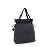 Elmar Smooth Satin Tote Bag, Simply Black, small