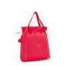 Elmar Smooth Satin Tote Bag, Simply Fucshia, small