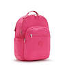 Seoul Extra Large 17" Laptop Backpack, Primrose Pink Satin, small