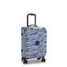 Spontaneous Small Printed Rolling Luggage, Brush Stripes, small