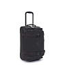 Aviana Small Rolling Carry-On Duffle Bag, Black Noir, small
