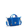 Art Compact Crossbody Bag, Satin Blue, small