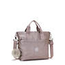 Zamora Metallic Tote Bag, Hazelnut Met GG, small