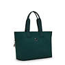 Colissa Tote Bag, Deepest Emerald, small