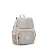 City Zip Small Backpack, Posey Pink Metallic, small