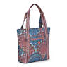 Foster Printed Tote Bag, Sunshine Happy, small