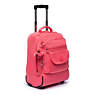 Sanaa Large Rolling Backpack, Grapefruit Tonal Zipper, small