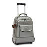 Sanaa Large Metallic Rolling Backpack, Moon Grey Metallic, small