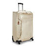 Darcey Large Metallic Rolling Luggage, Starry Gold Metallic, small