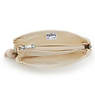 Creativity Large Metallic Pouch, Beige Pearl, small