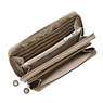 Stella Metallic Continental Wallet, Artisanal K Embossed, small