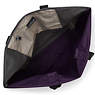 Hip Hurray Packable Tote Bag, Deep Purple Block, small
