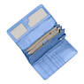 New Teddi Metallic Snap Wallet, Blue Bleu 2, small