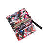 Peyton Printed Wristlet Wallet, Faded Green, small
