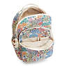 Seoul Large Printed Laptop Backpack, Little Flower Blue, small