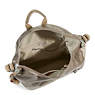 Cherry Metallic Backpack, Artisanal K Embossed, small