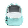 Seoul Go Extra Large 17" Laptop Backpack, Fresh Teal Tonal Zipper, small