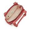 Elysia Shoulder Bag, Pink Mermaid Embossed, small