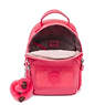 Alber 3-in-1 Convertible Mini Bag Backpack, Grapefruit Tonal Zipper, small