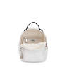 Alber 3-in-1 Convertible Mini Bag Metallic Backpack, Micro Flowers, small