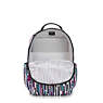 Seoul Large Printed 15" Laptop Backpack, Light Sand M, small