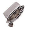 Shayna Metallic Crossbody Bag, Smooth Silver Metallic, small