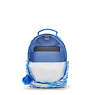Seoul Small Printed Tablet Backpack, Diluted Blue, small