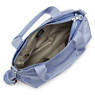 Espinosa Metallic Shoulder Bag, Clear Blue Metallic, small