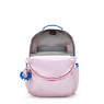 Seoul Large Metallic 15" Laptop Backpack, WavePop Met Lilac, small