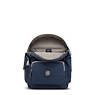 City Pack Small Printed Backpack, Endless Blue Embossed, small