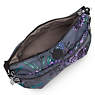 Izellah Printed Crossbody Bag, Black Sateen, small