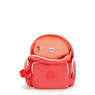 City Zip Small Backpack, Almost Coral, small