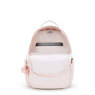 Seoul Large Metallic 15" Laptop Backpack, Pink Shine, small