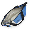 Asseni Small Tote Bag, Satin Blue, small