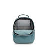 Seoul Small Tablet Backpack, Peacock Teal Stripe, small