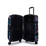 Spontaneous Medium Printed Rolling Luggage, Spectral Orchid, small