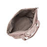 Asseni Extra Metallic Tote Bag, Black 3D K JQ, small