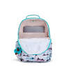 Seoul Large Printed 15" Laptop Backpack, Shadow Palm Print, small