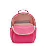Seoul Large 15" Laptop Backpack, Primrose Pink Satin, small