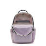 Seoul Large 15" Laptop Backpack, Gentle Lilac Block, small